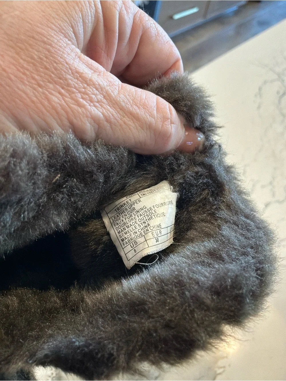 Taos Trinket Women’s Suede Fur-Lined Winter Boots with Stud Detail
